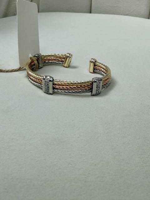 Tri-Tone Metal cuff