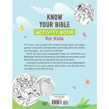 Know Your Bible Activity Book For Kids