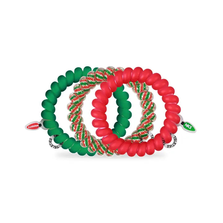 Naughty or Nice Hair Ties