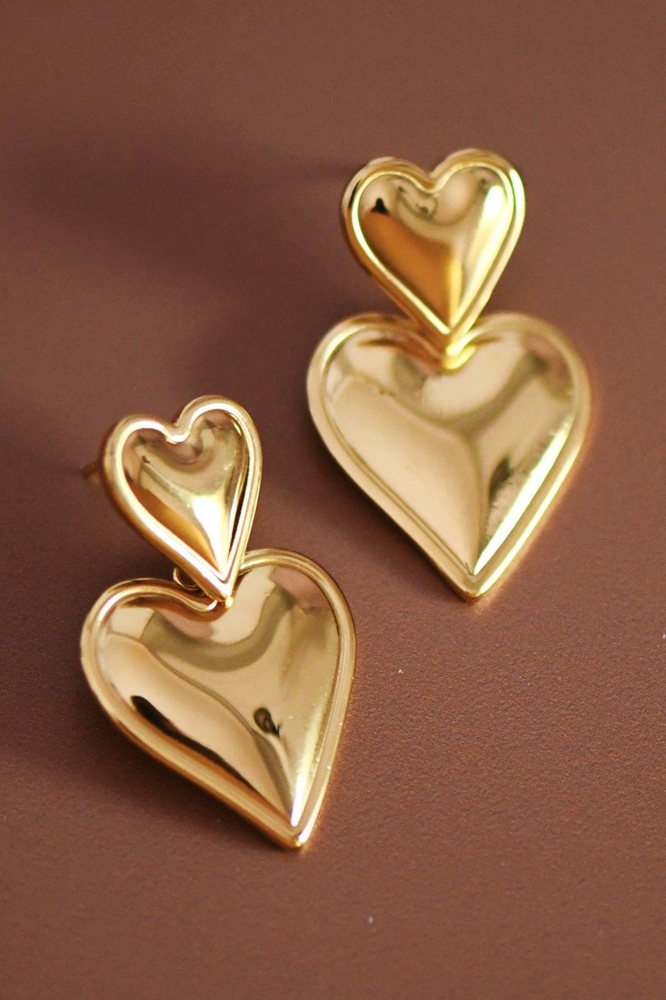 Stainless Steel Heart Drops