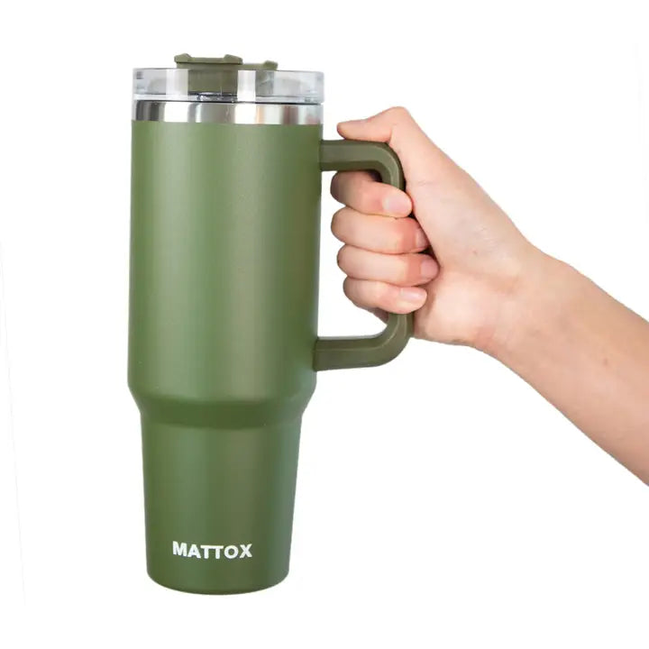 Olive Green 40 oz tumbler