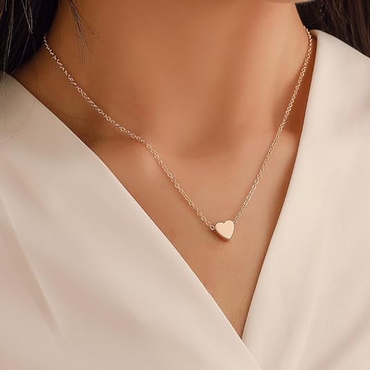 Dainty Heart Gold Neckless