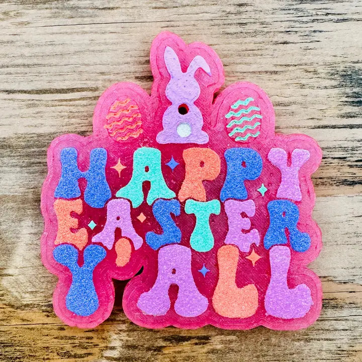 "Happy Easter Y'all" Car Freshie