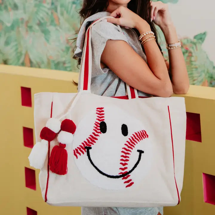 Women's Baseball Tote Bag