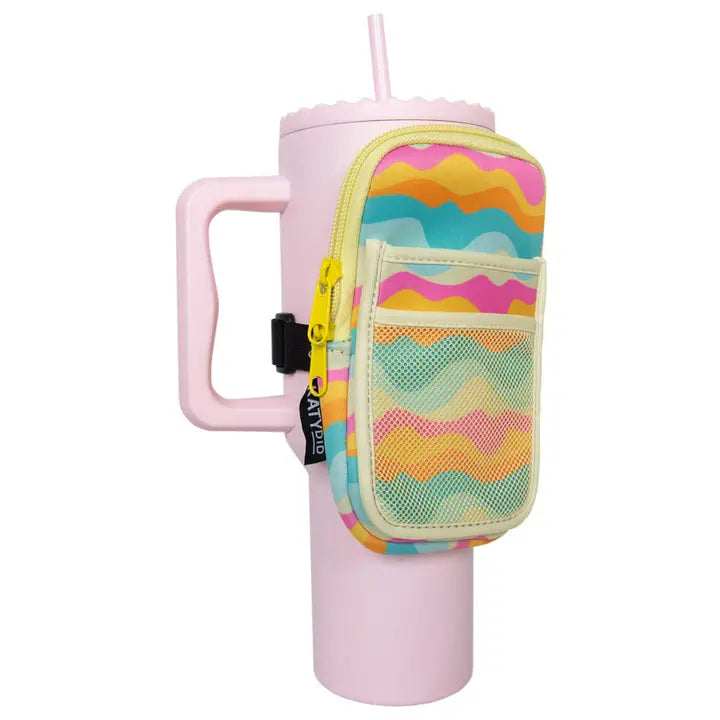 Neon Tumbler Zipper Pouch