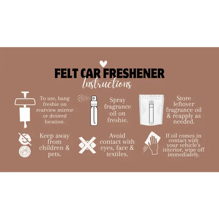 Flower Car Freshener