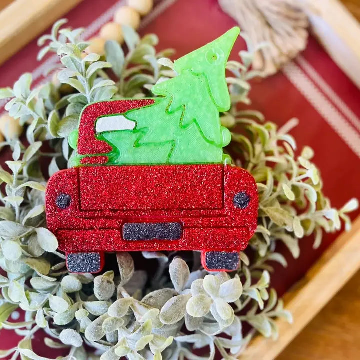 Christmas Tree Truck Car Freshie