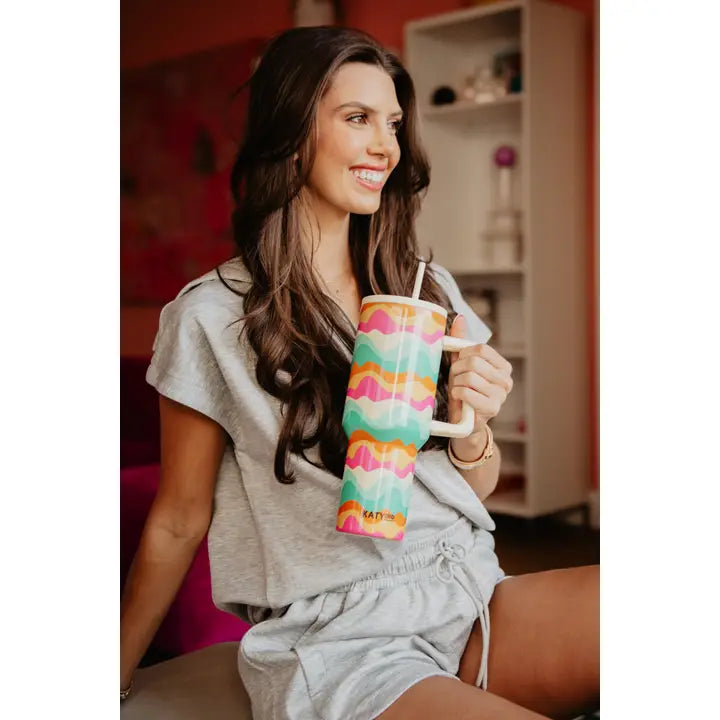 Neon 38 oz tumbler