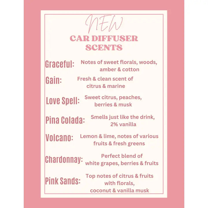 Graceful Car Diffuser