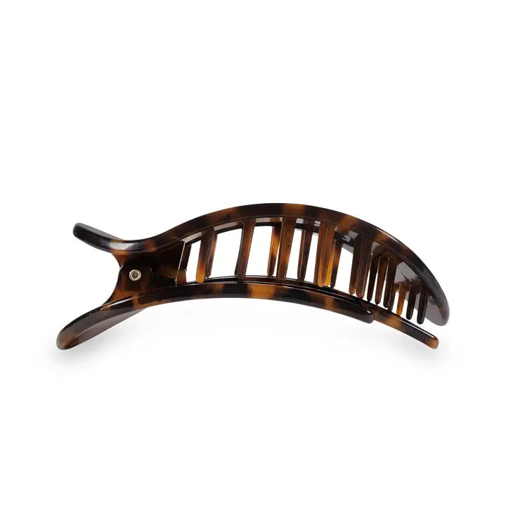 Round Flat Hair Clip | Medium | Almond Beige