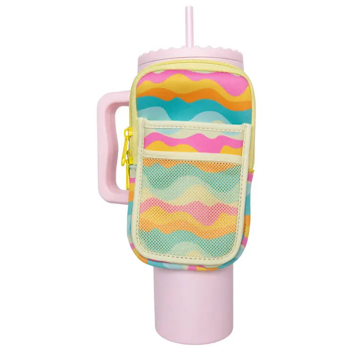 Neon Tumbler Zipper Pouch