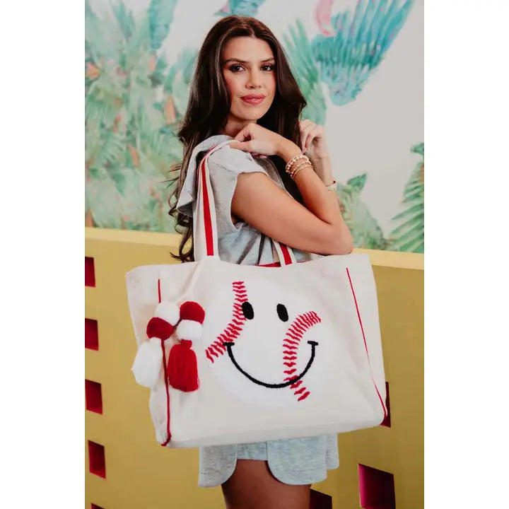 Women's Baseball Tote Bag