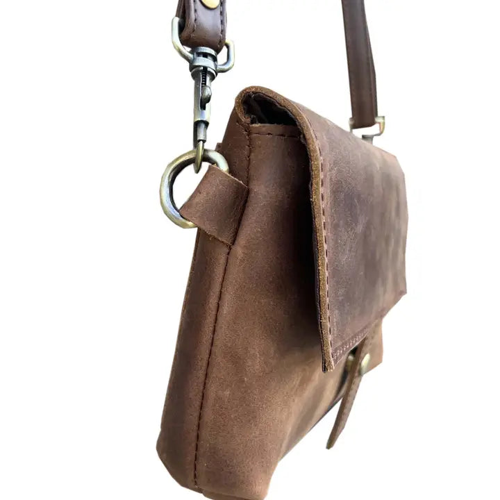 Crazy Horse Genuine Leather Crossbody