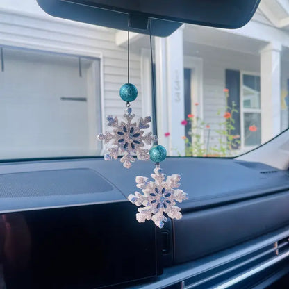 Snowflake Dangle Car Freshie