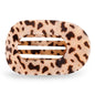 Round Flat Hair Clip | Medium | Blonde Tortoise