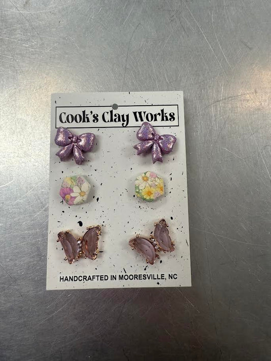 Spring Floral Stud Pack