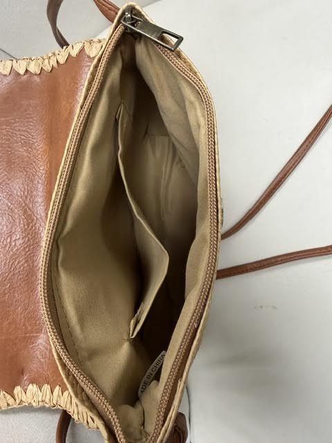 Saddle & Straw Purse