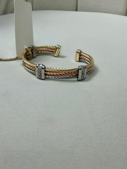 Tri-Tone Metal cuff