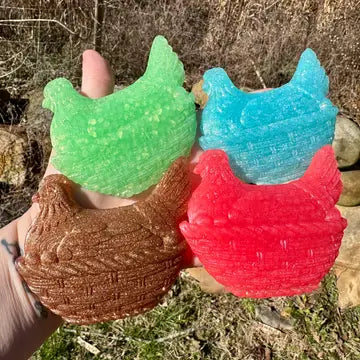 Hen in Nest Car Freshie