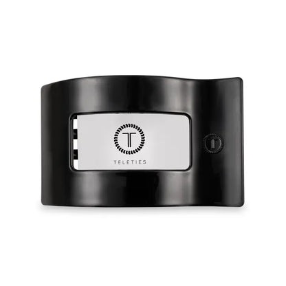 Flat Rectangle Hair Clip | Medium | Jet Black