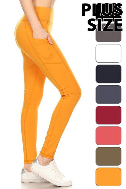 Plus size premium yoga leggings