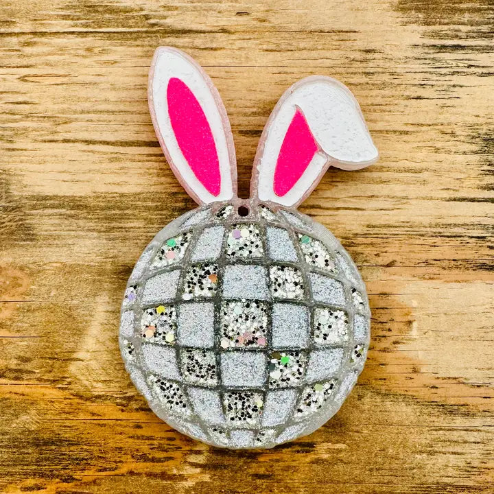 Easter Disco Bunny Car Freshie
