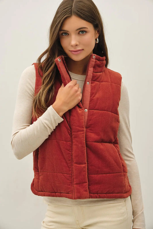 Rust & Cozy Vest