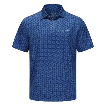 Honey Hole Performance Polo Blue