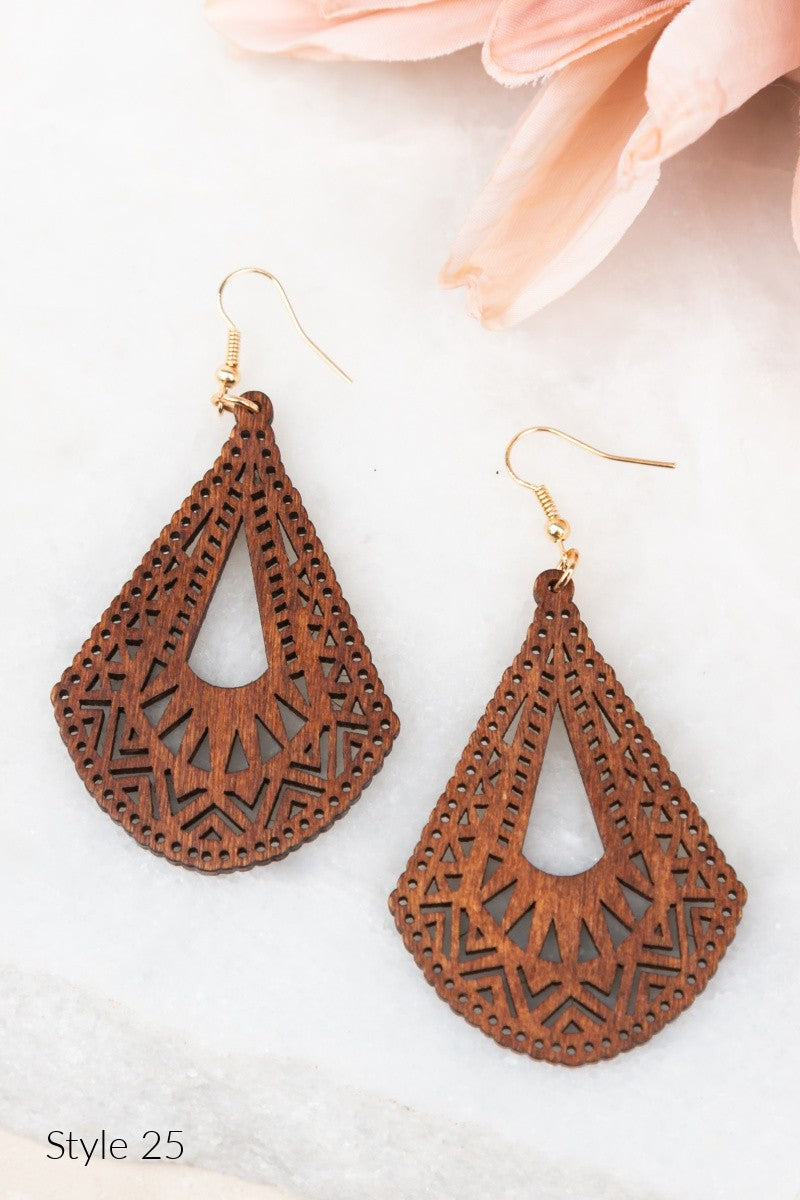 Wooden Earrings Collection