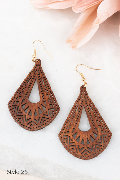 Wooden Earrings Collection