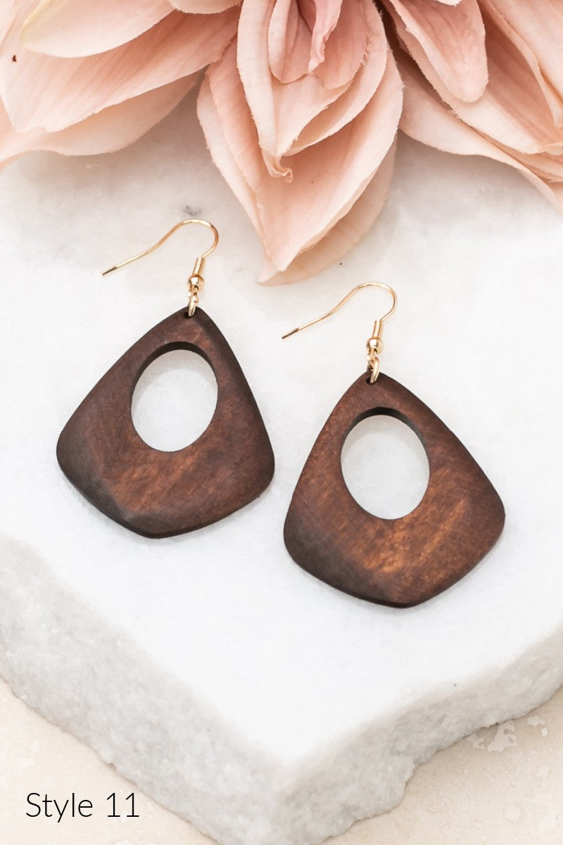 Wooden Earrings Collection