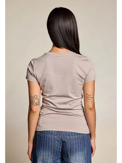 Taupe Basic Jr Tee
