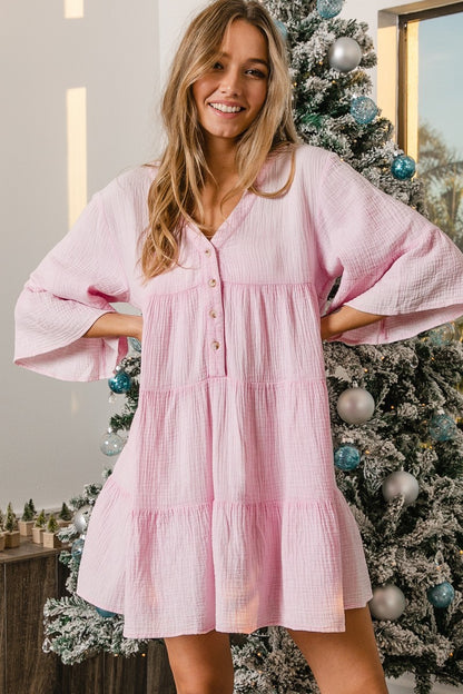 Light Pink Mini Dress