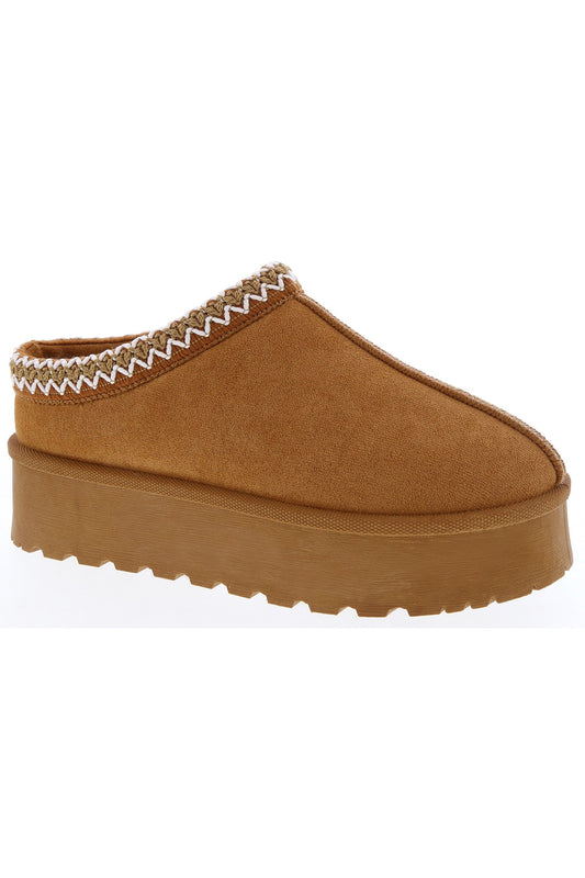 UGG style platform slipper