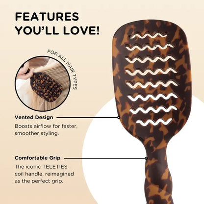 Vented Hair Brush | Tan