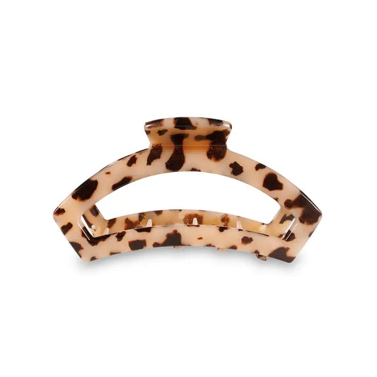 Open Hair Clip | Med | Blond Tortoise