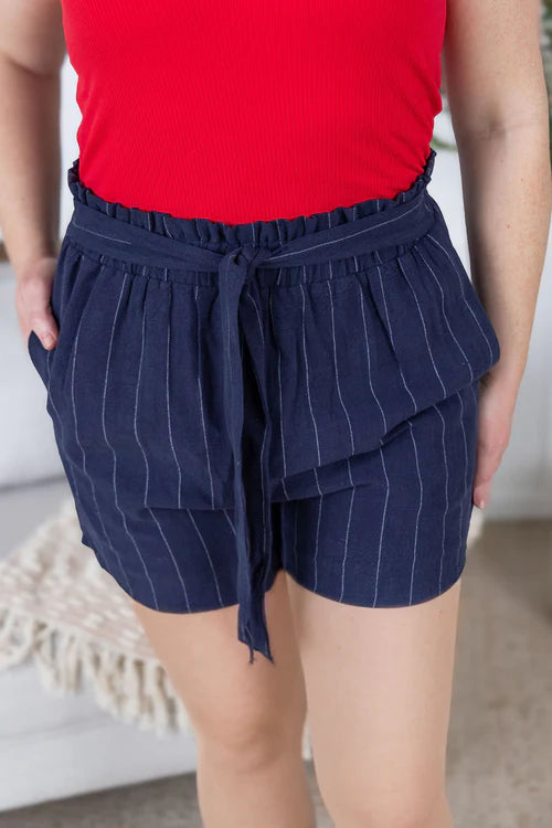 Libby Lines Shorts BLU