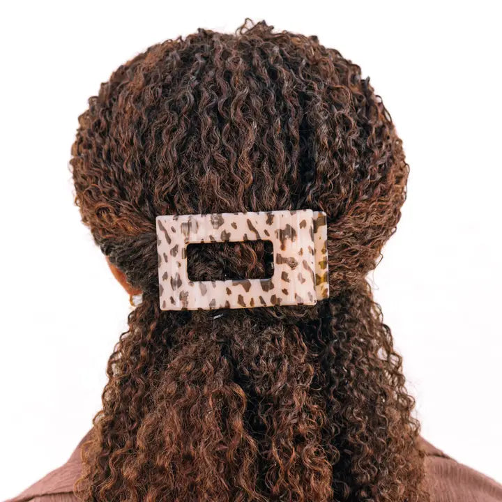 Flat Rectangle Hair Clip | Medium |