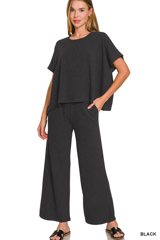 Cotton Top & Pants Set