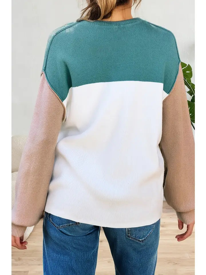 Color Block Sweater