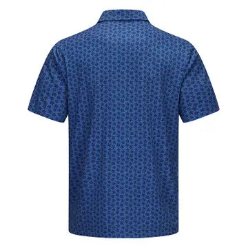 Honey Hole Performance Polo Blue