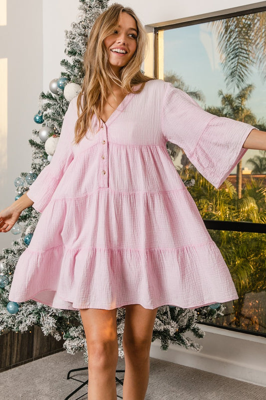 Light Pink Mini Dress