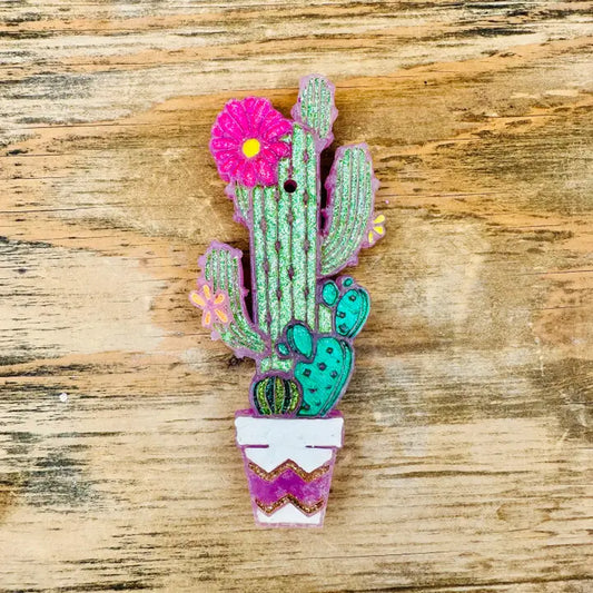 Saguaro Cactus in A Pot Car Freshie