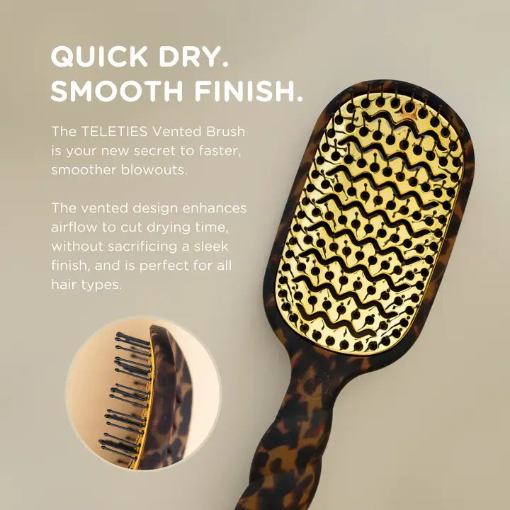 Vented Hair Brush | Tan