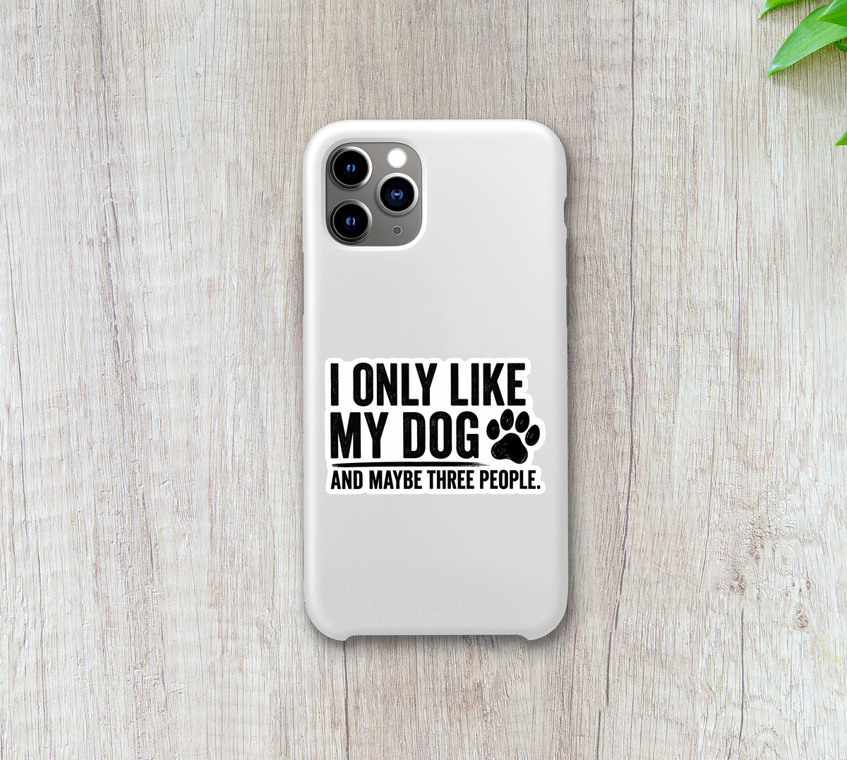 I Only Like My Dog Sticker