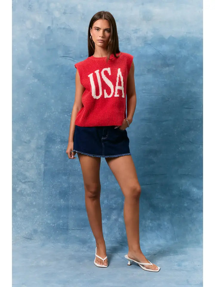 USA Sweater Top