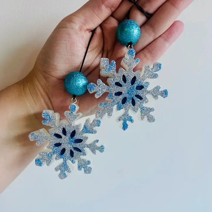 Snowflake Dangle Car Freshie