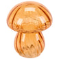 Lighted Orange Mushroom Sitter