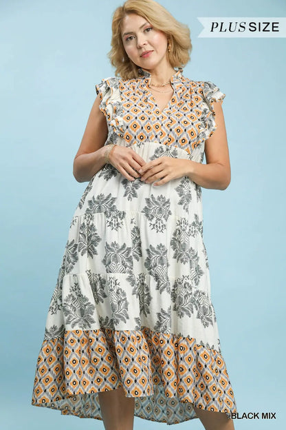 Garden Geometry Dress