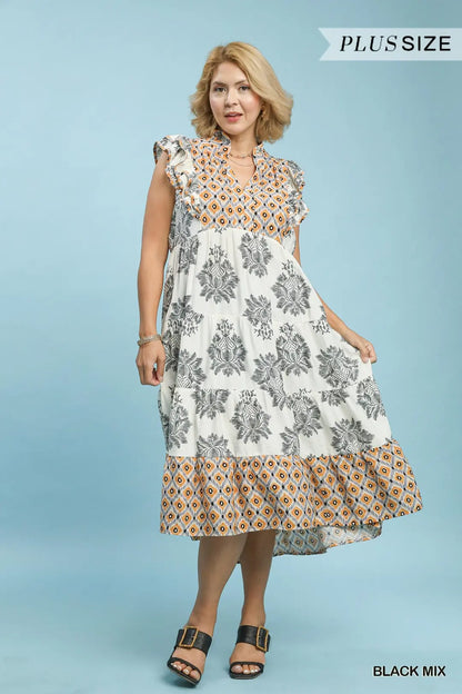 Garden Geometry Dress